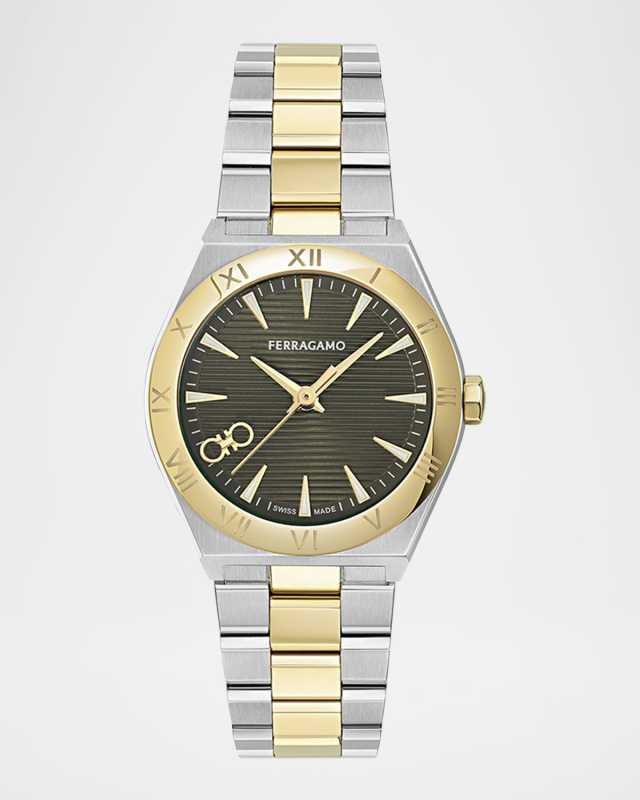 Vega Upper East 28MM Two Tone Bracelet Watch